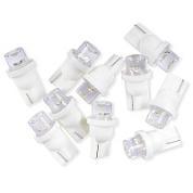 Светодиодная лампочка T011 T10/белый/ (W2.1x9.5d) 1LED усечённая W5W,10 шт.