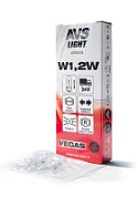 Лампа AVS Vegas 24V.W1,2W(W2.1x4,6d) BOX(10 шт.)