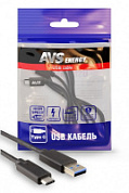 Кабель AVS TC-31 USB/Type-C (USB 2.0), 18 Вт, 1 м (пакет) 