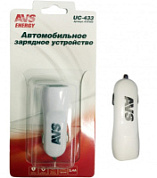 USB Автомобильное ЗУ AVS UC-433, 2 USB, 2.4 А, 12 Вт