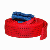 Трос буксировочный А2ДМ 12 т, 5 м, 2 петли усиленные, пакет