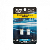 Светодиодная лампочка T111 T10/белый/ (W2.1x9.5d) 4SMD 2835 12V W5W, блистер, 2 шт.