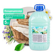 Кондиционер для белья Soft "Альпийские просторы" (концентрат, зелёный) 5 л.(ПЭТ) Clean&Green CG8370