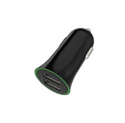 USB Автомобильное ЗУ AVS UC-522, 2 USB, 2,4А, 12 Вт, черный