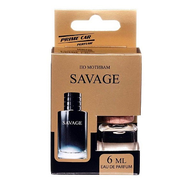 Perfume №3- SAVAGE Подвесной СТЕКЛЯННЫЙ ароматизатор флакон 6мл по мотивам элитного парфюма