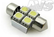 Светодиодная лампочка C007 Т11 (SV8,5/8) 4x5050 SMD 31mm CANBUS, блистер 2 шт