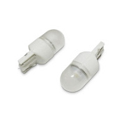 Светодиодная лампочка T127 T10/белый/ (W2.1x9.5D) 1SMD 3030 12V 1W блистер 2 шт.