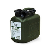 Канистра топливная пластик.5л.(темн.зелён.)AVS TPK-Z 05 1/3