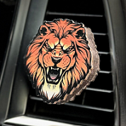 Ароматизатор в дефлектор «Лев рычит» цветной, на магните