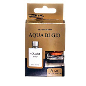 Perfume №8- AQUA DI GIO Подвесной СТЕКЛЯННЫЙ ароматизатор флакон 6мл по мотивам элитного парфюма