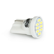 Светодиодная лампочка T099 T10/белый/ (W2.1x9.5d)8SMD 3014,блистер 2 шт.